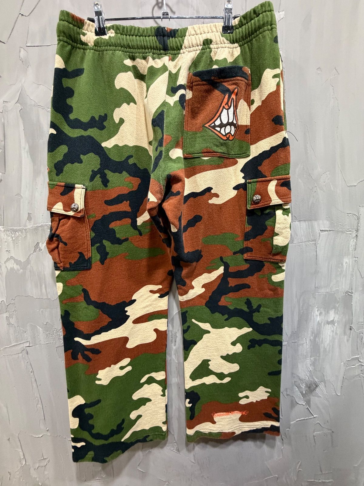 Chrome Hearts Matty Boy Camo Cargo Sweatpants