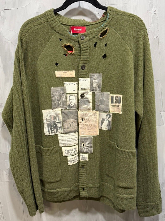 Olive Green Cardigan