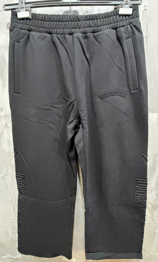 DIRTYSTICK PUFF PRINT SWEATPANTS BLACK