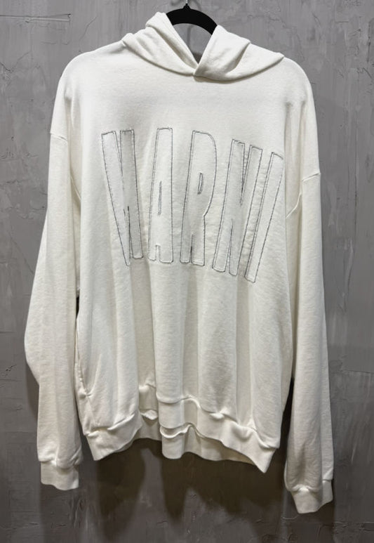 Marni stone white Loopback hoodie