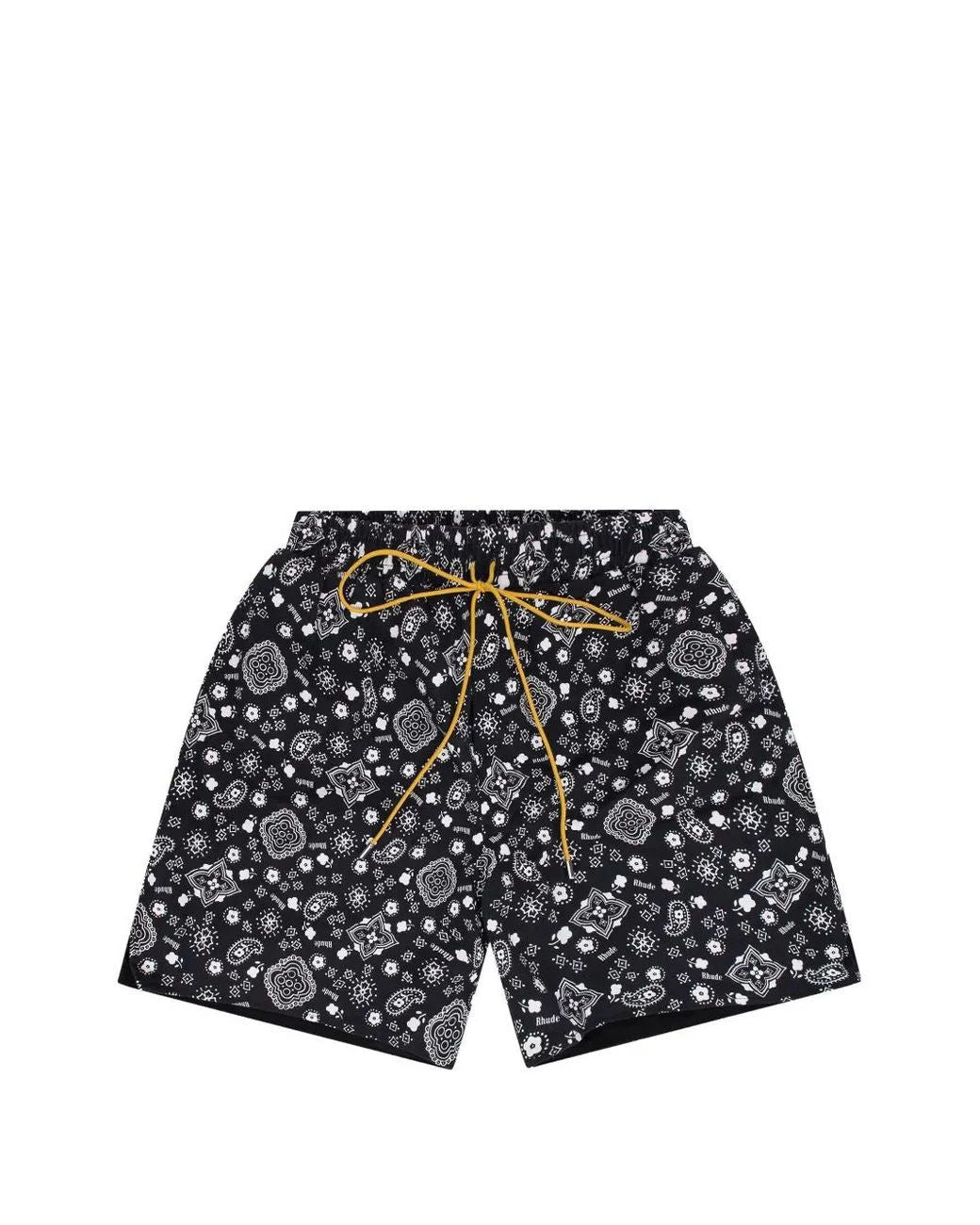 rhude cross bandana swim shorts