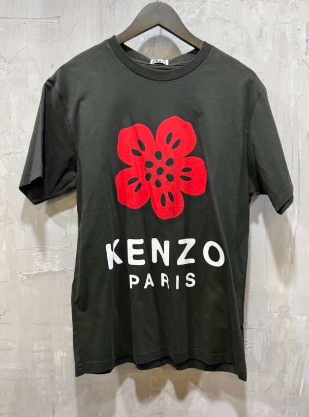 Kenzo boke flower T-shirt big logo black
