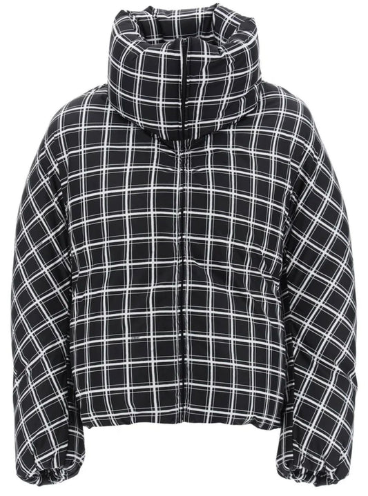 Marni Checked Oversized Down Jacket