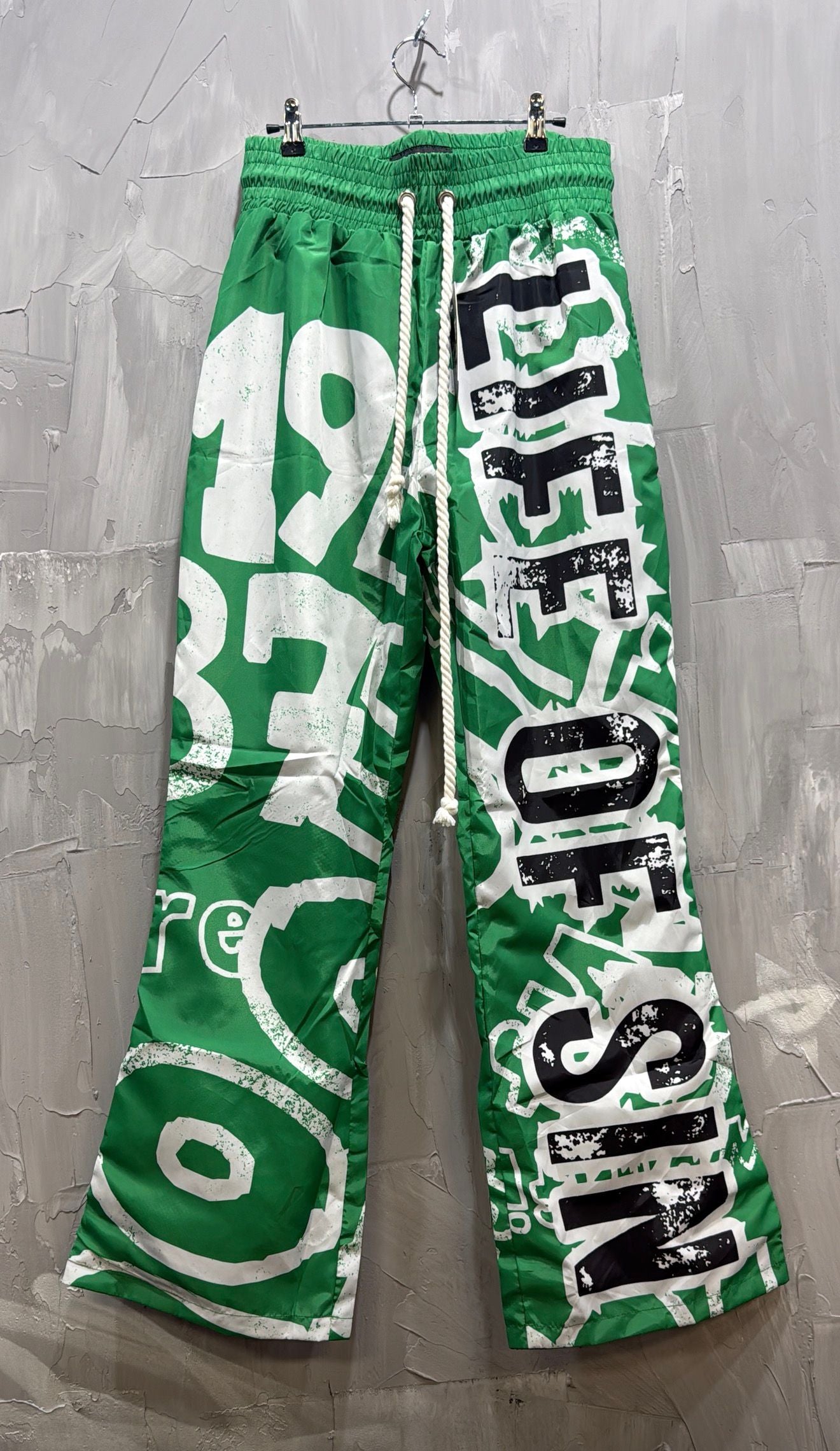 LIFE OF SIN NYLON PANTS GREEN