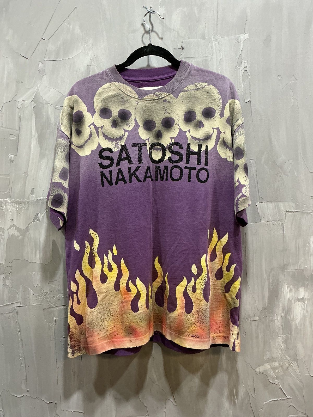 SATOSHI NAKAMOTO LOST BOY TEE PURPLE