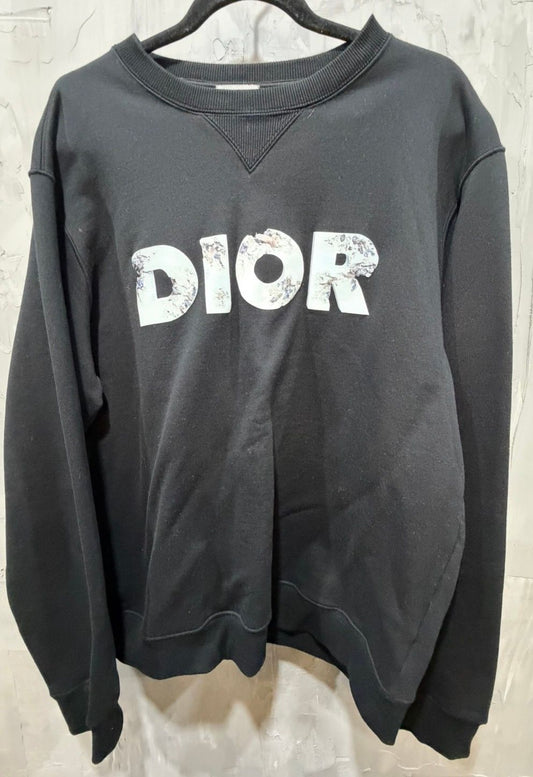 Dior Arsham Logo Crewneck Black