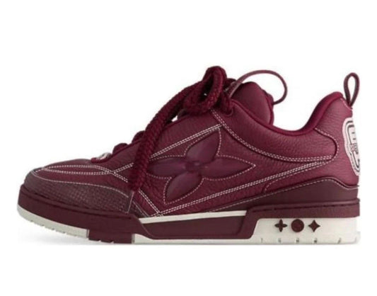 Louis Vuitton burgundy skate