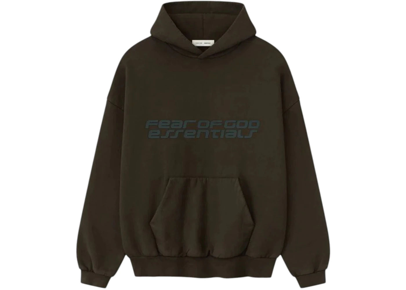 Fear of God Essentials Heavy Fleece 90's Hoodie Brown