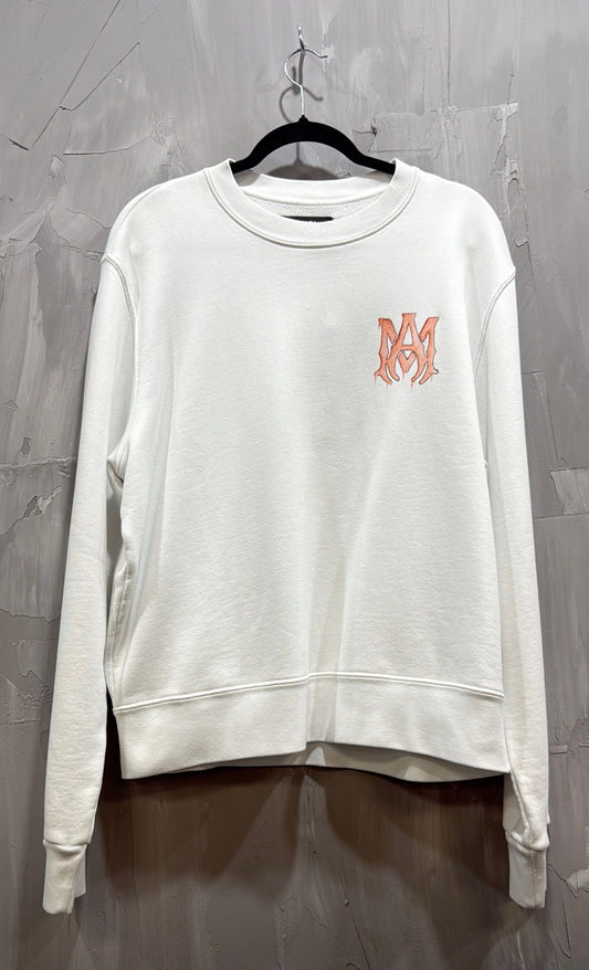 AMIRI WATERCOLOR MA CREWNECK PEACH