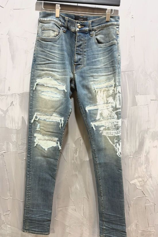 Amiri Eagle repair jeans