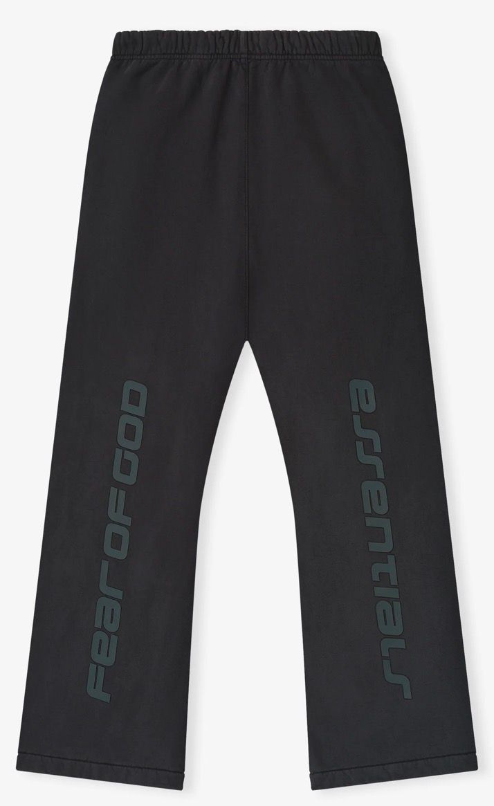 Fear of God Essentials Vintage Black Flare Sweatpant
