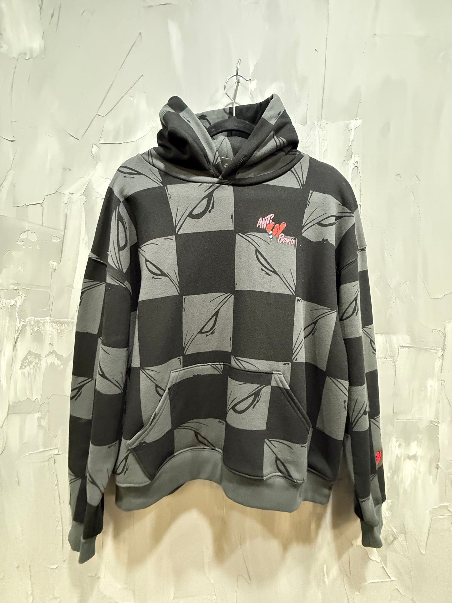 Matty Boy Anti Promo 99 Eyez Hoodie Grey Black