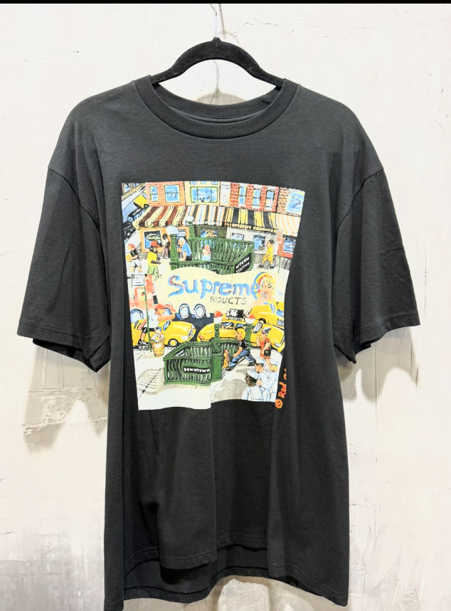 Supreme manhattan tee black