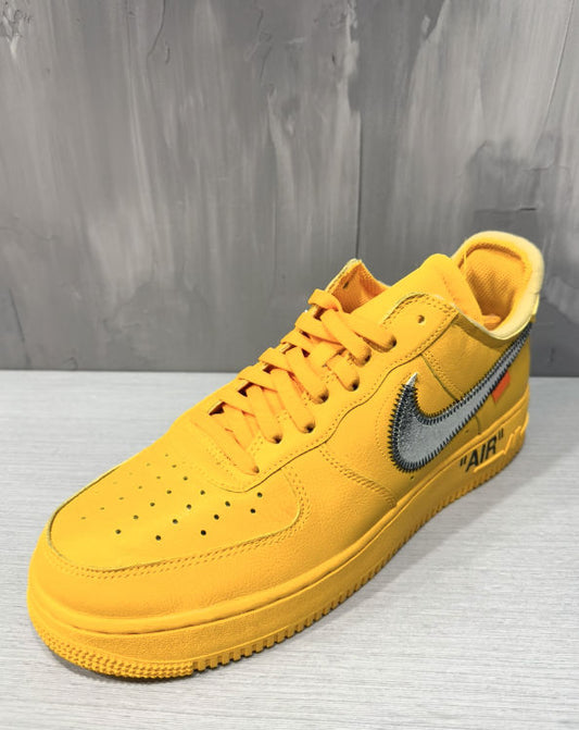 Nike Air Force 1 low off white ICA university gold