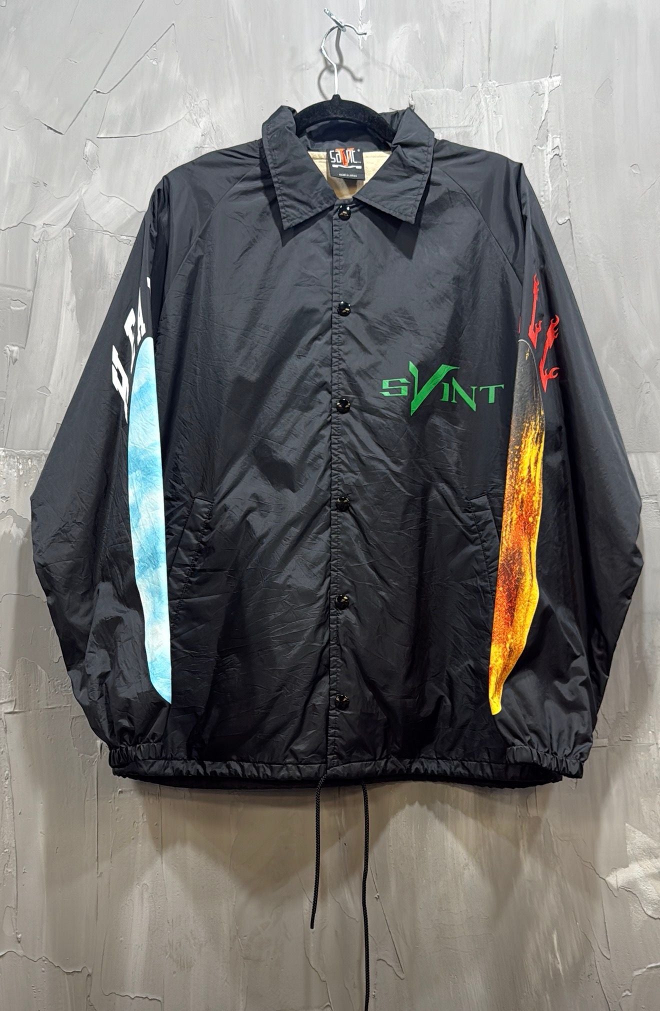 Saint Michael x Vlone Coaches Skull Jacket