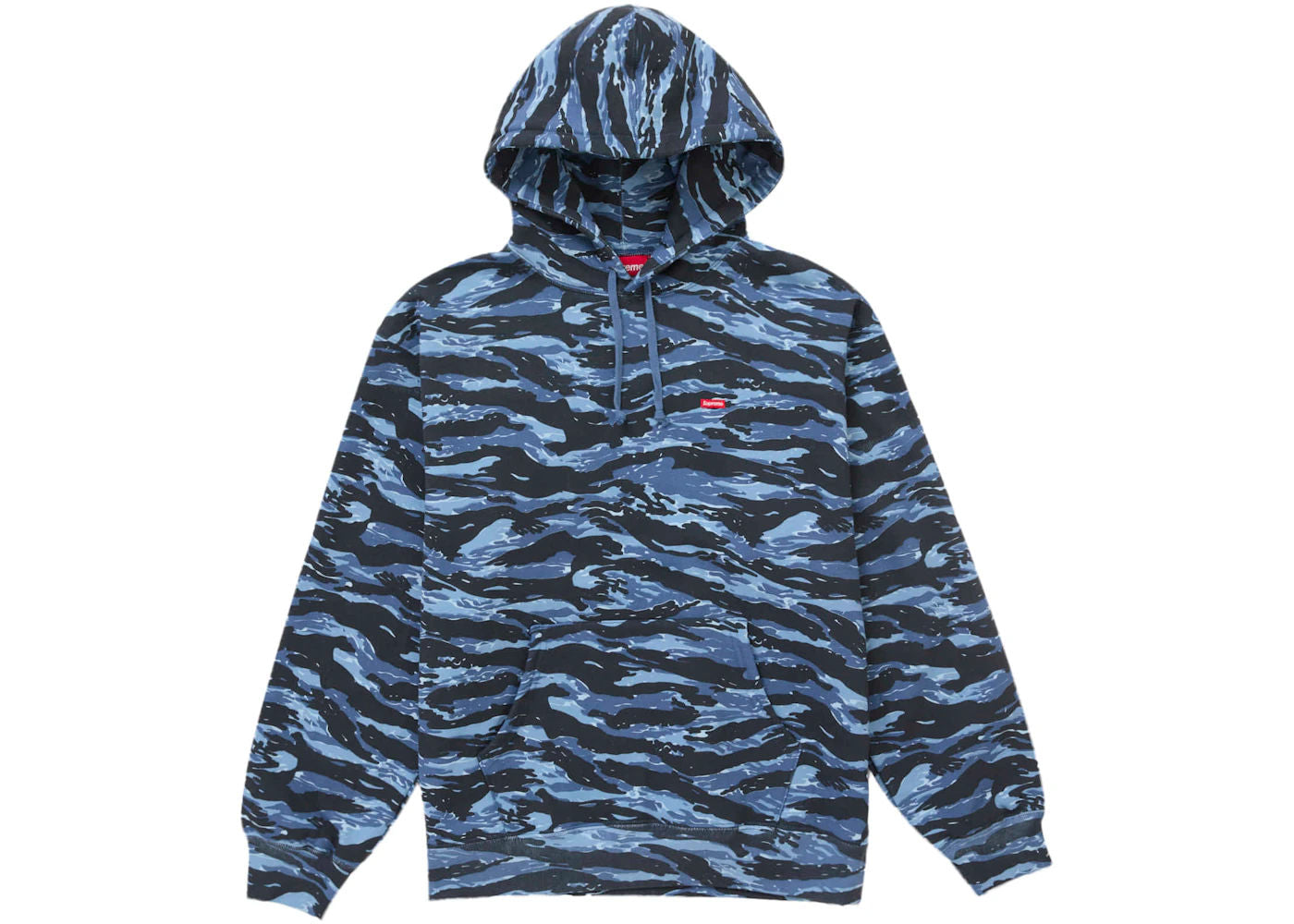 Supreme Small Box Hooded Sweatshirt (FW24) Blue Tiger Camo