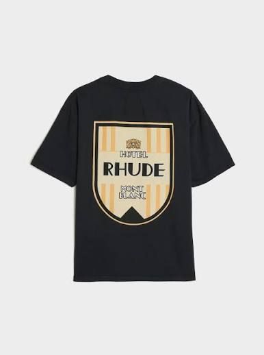 VTG BLACK MONT- BLANC HOTEL TEE