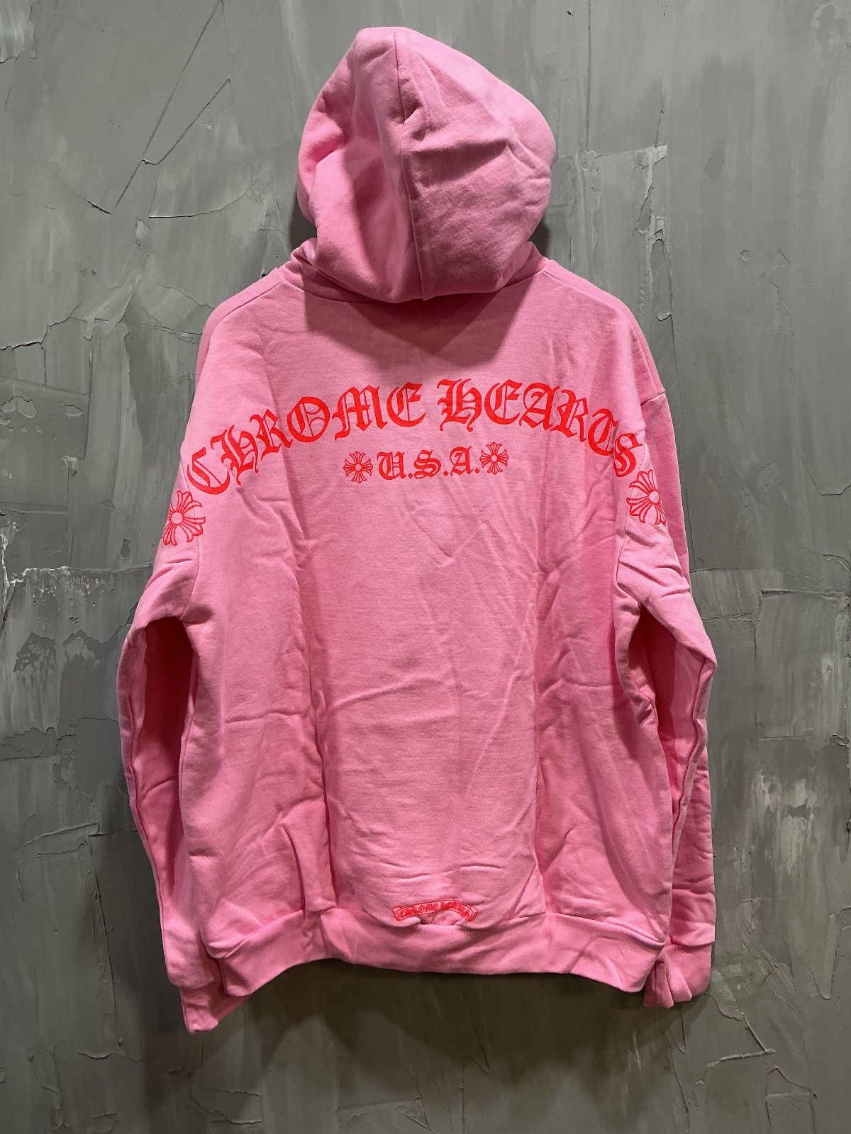 Chrome Hearts Hoodie Pink