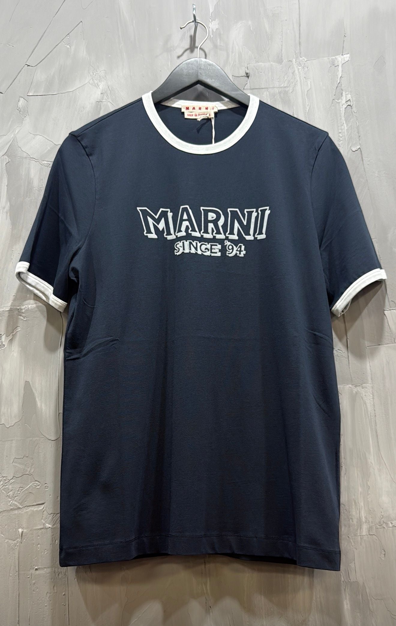 MARNI SINCE 94 FLOCK PRINT ON JERSEY