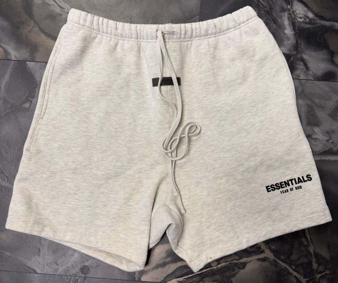 Fear of God Essentials Oatmeal shorts