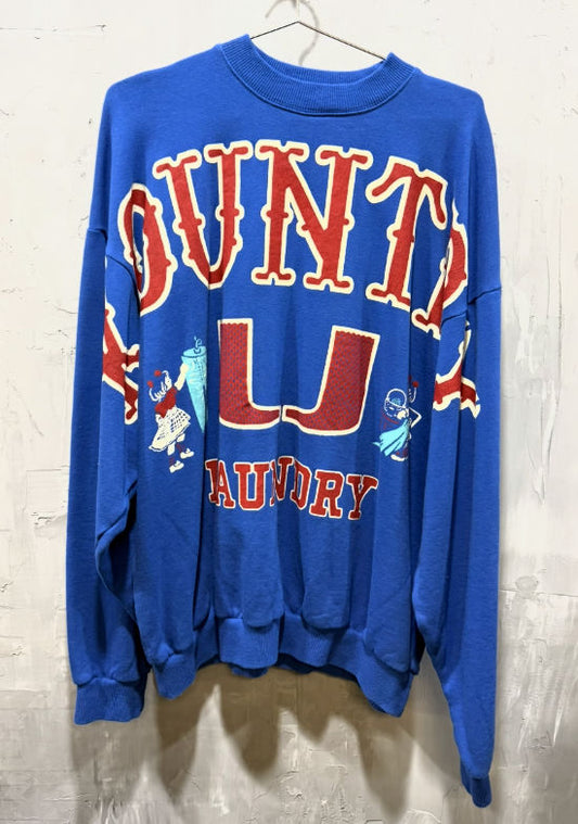 Kapital Big Kountry U Fleece Sweatshirt Blue