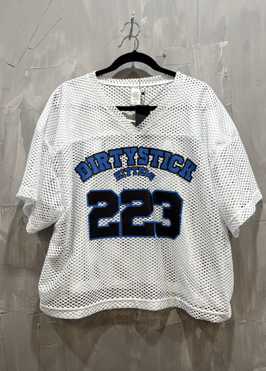DIRTYSTICK FOOTBALL JERSEY WHITE