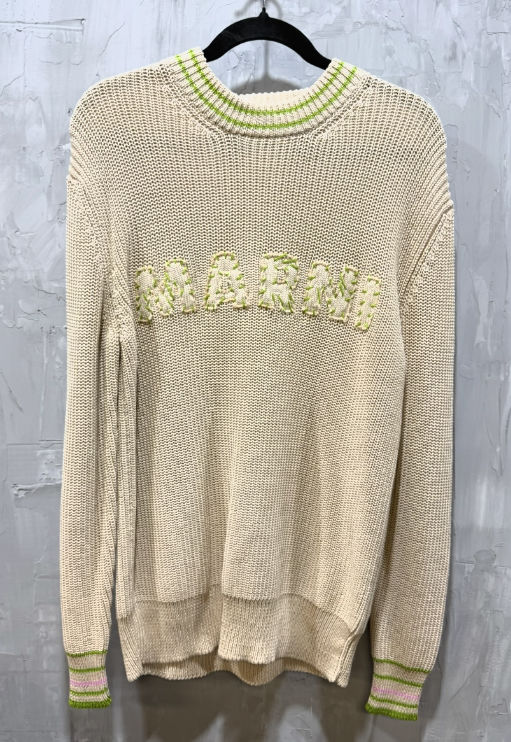 Marni cotton fisherman ribs gauge 5 ivory