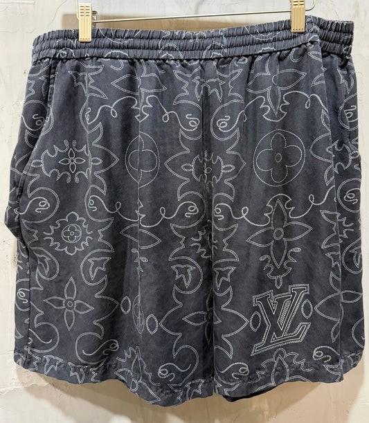 LV Black Monogram Shorts - Used/Worn