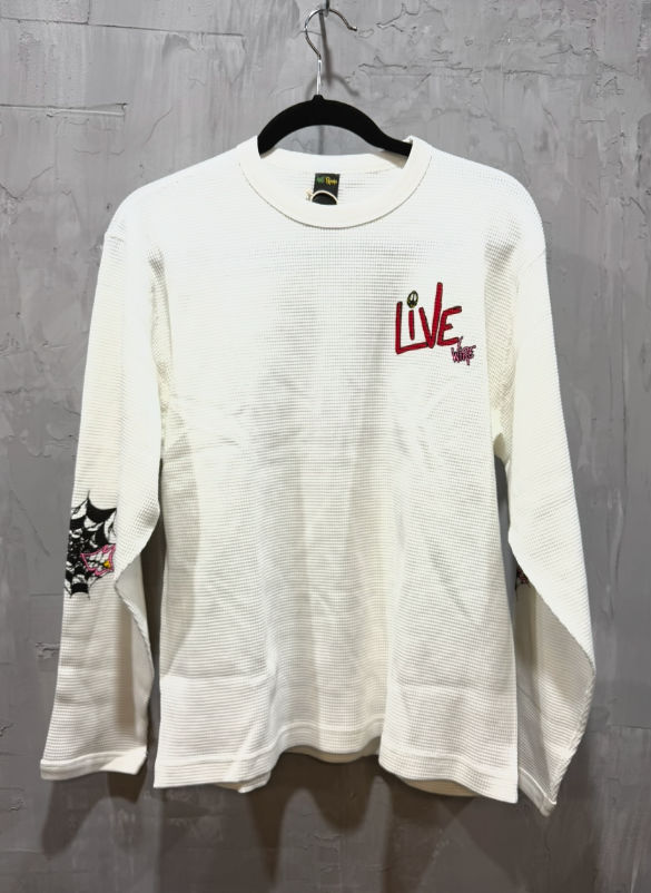 Chrome Hearts x Matty Boy "SEX Records" Thermal Long Sleeve T-Shirt