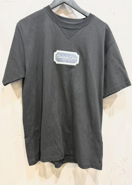 Dior Christian Dior Couture Relaxed Fit T-Shirt (Black Cotton Jersey) - Used/Worn