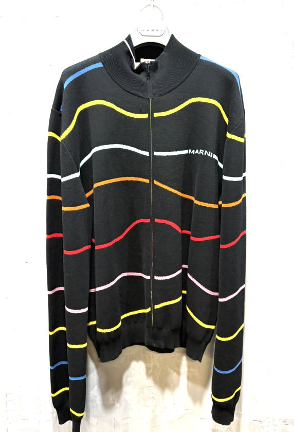 Marni tecno cotton rainbow jacket