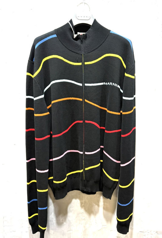 Marni tecno cotton rainbow jacket