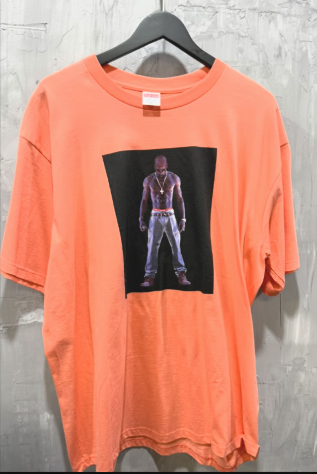 Supreme x Tupac Hologram Tee (Neon Orange)