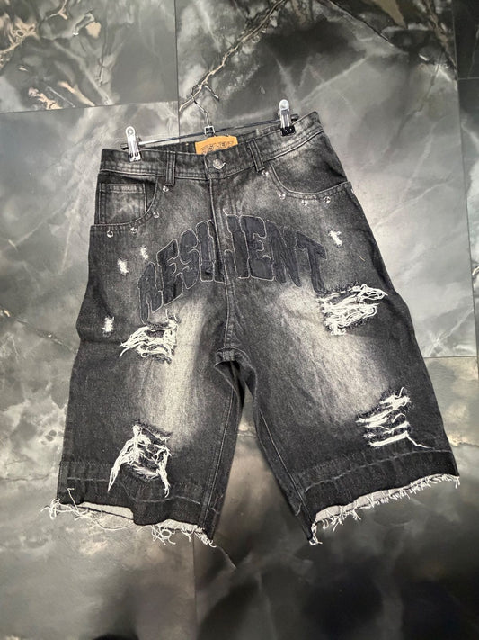 Resilient Studios Black Jorts