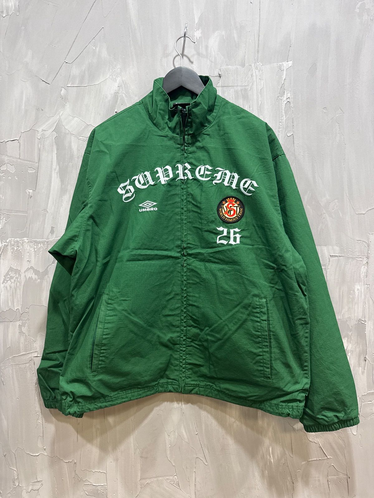 Supreme Umbro Ripstop Track Jacket Green