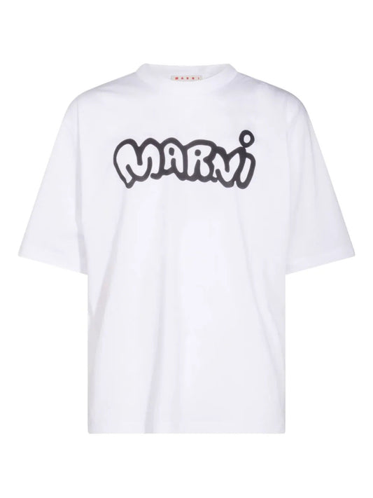 SRAYED MARNI LOGO LILY WHITE
