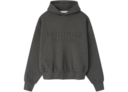 Fear of God Essentials Embossed Essentials Classic Hoodie Charcoal Heather
