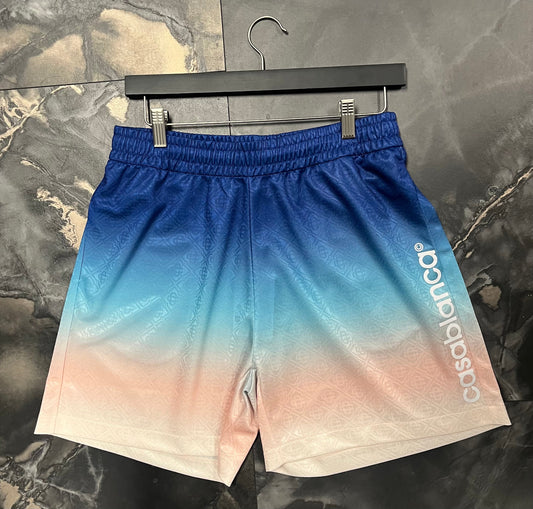 Casa Blanca MENS FOOTBALL SHORTS BLUE GRADIENT