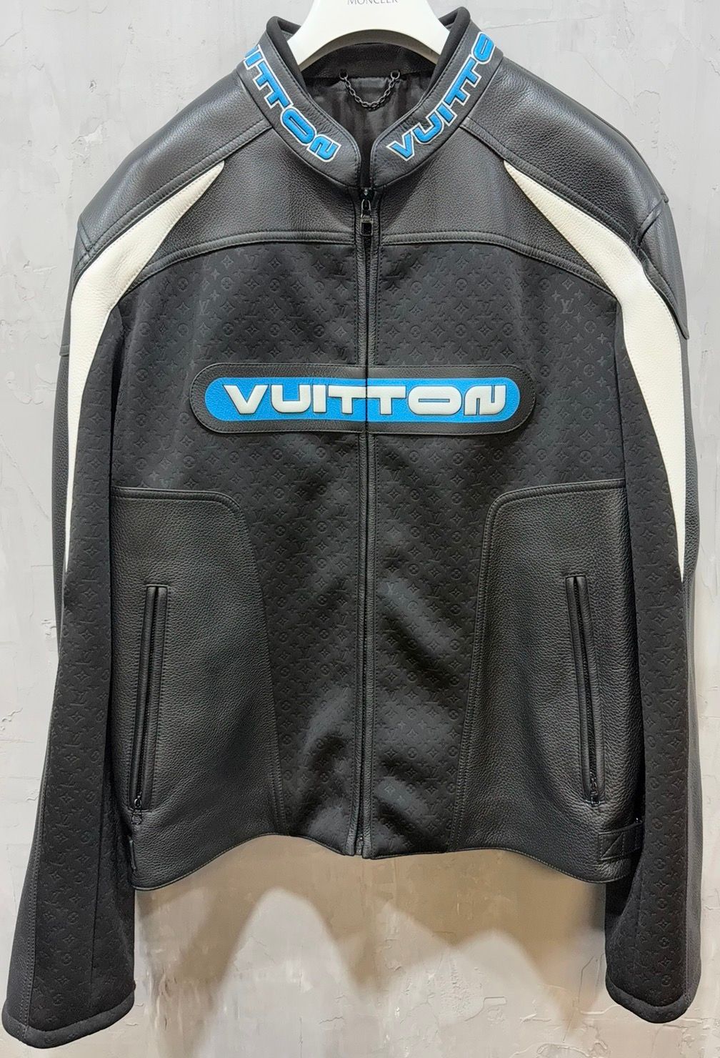 Louis Vuitton Mix Leather Biker Jacket