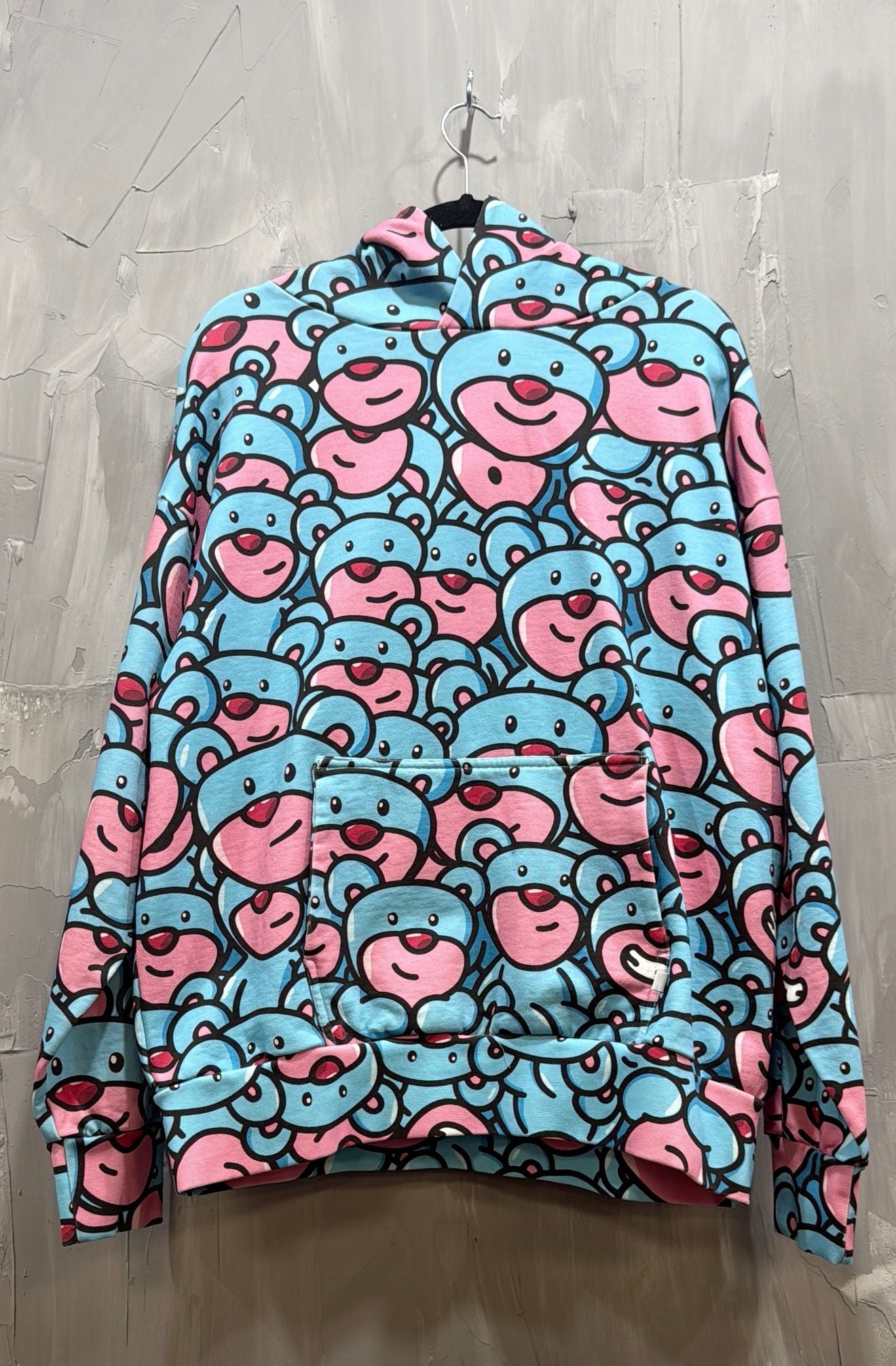 INBETWEENERS CAMO BEAR HOODIE BLUE