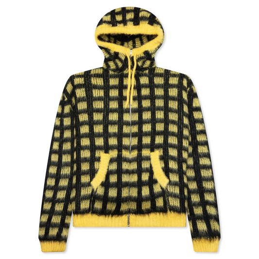 MARNI FUZZY WUZZY MOHAIR HOODIE JACKET