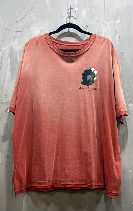 MAISON MARGIELA DUSTY RED BRICK TEE