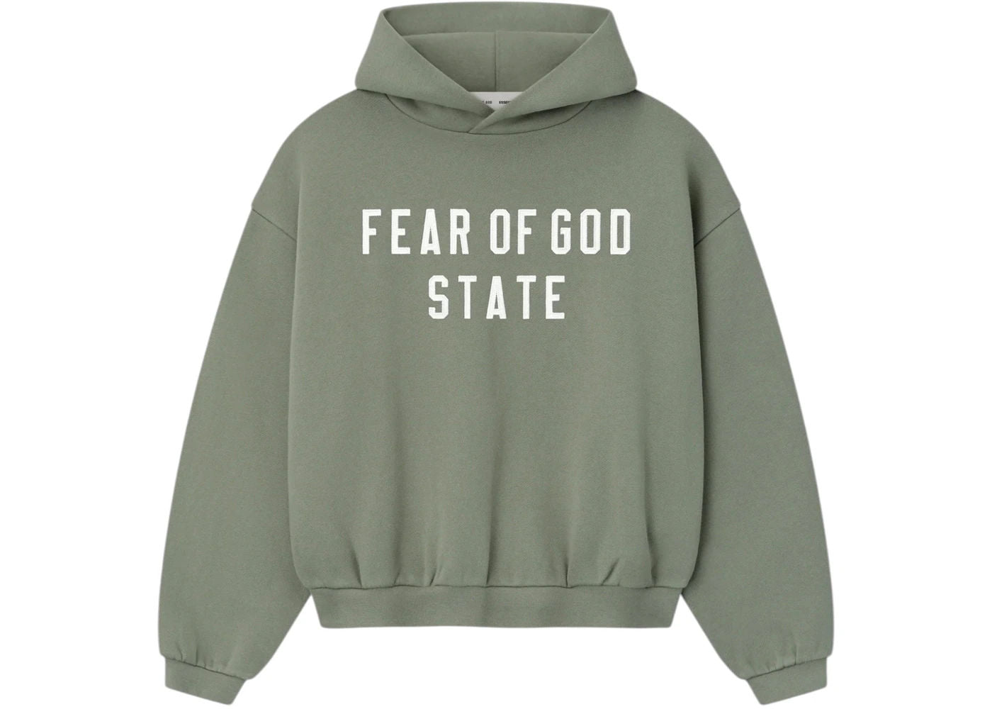 Fear of God Essentials Kids 90's Fleece Hoodie Moss