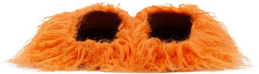 Long-hair Calfskin Fussbett Sabot