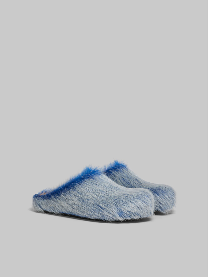 MARNI long hair calfskin fussbett sabot