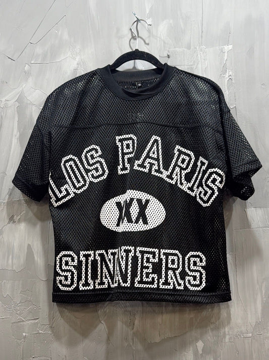 LIFE OF SIN FOOTBALL JERSEY BLACK