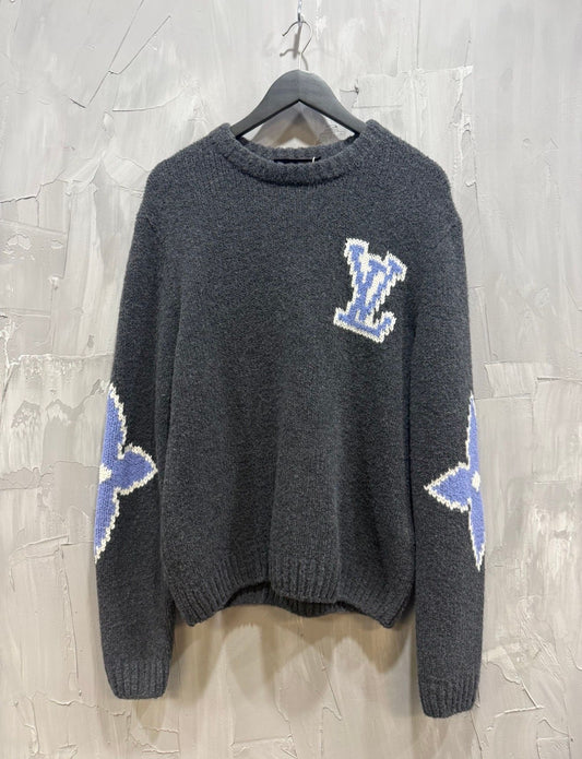 LOUIS VUITTON FLOWERS CHUNKY PULLOVER
