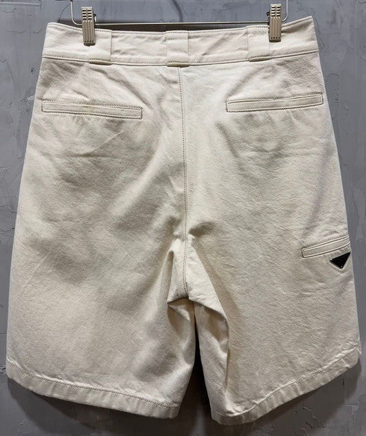 Prada Cream Shorts - Like New