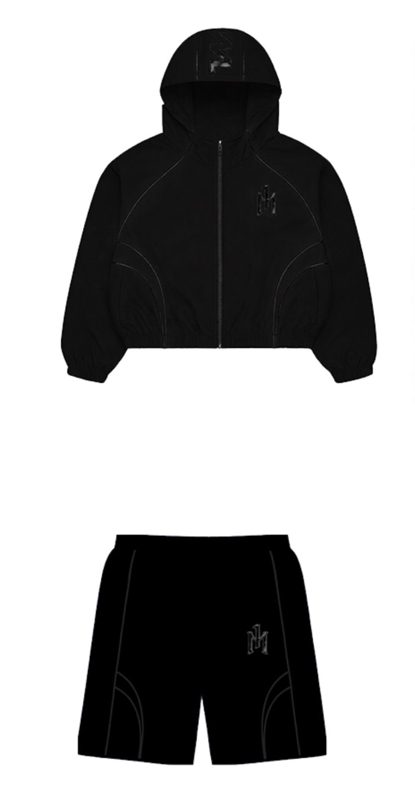 1million black tracksuit black