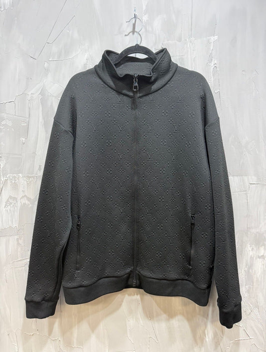 LOUIS VUITTON MONOGRAM TRACK JACKET BLACK - Like New